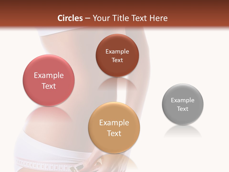 Undressed Waist Sport PowerPoint Template