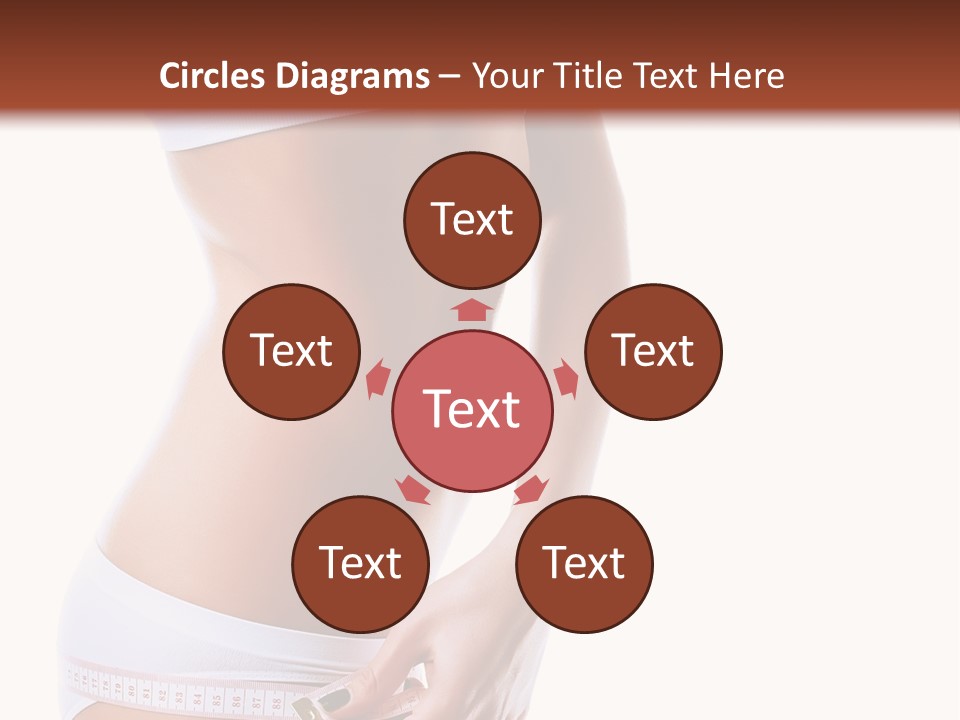 Undressed Waist Sport PowerPoint Template