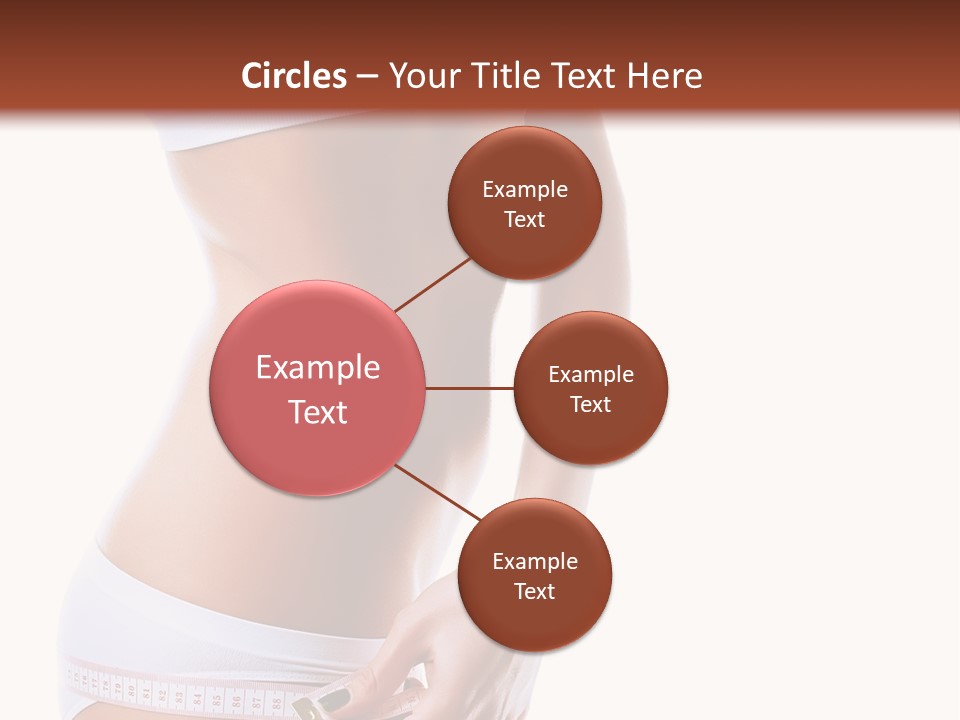 Undressed Waist Sport PowerPoint Template