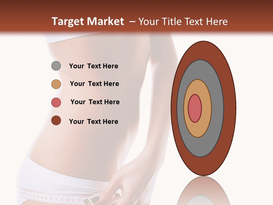 Undressed Waist Sport PowerPoint Template