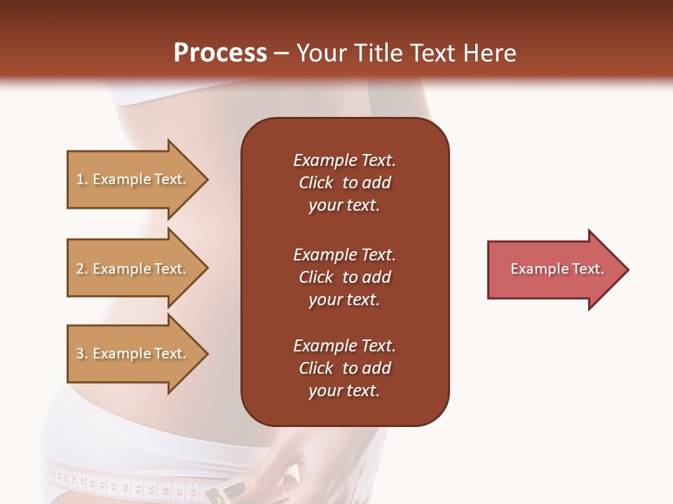 Undressed Waist Sport PowerPoint Template