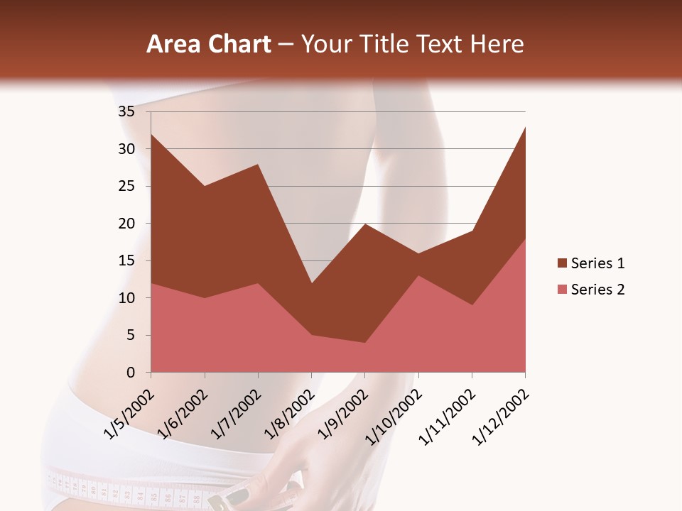 Undressed Waist Sport PowerPoint Template