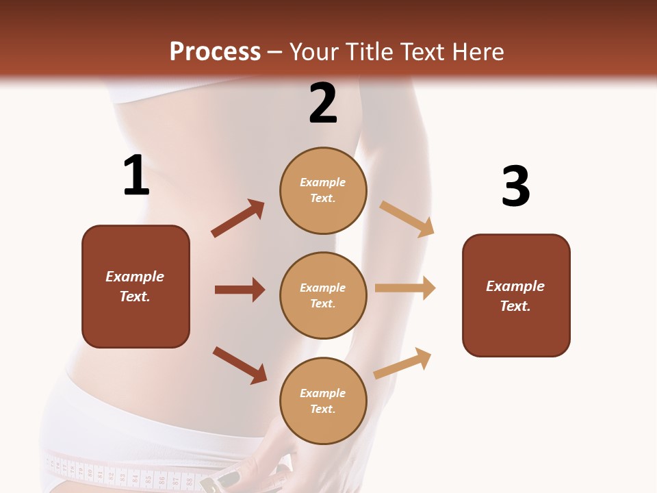 Undressed Waist Sport PowerPoint Template