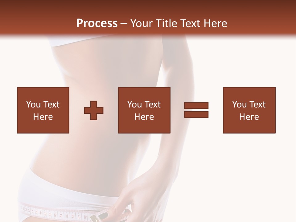 Undressed Waist Sport PowerPoint Template