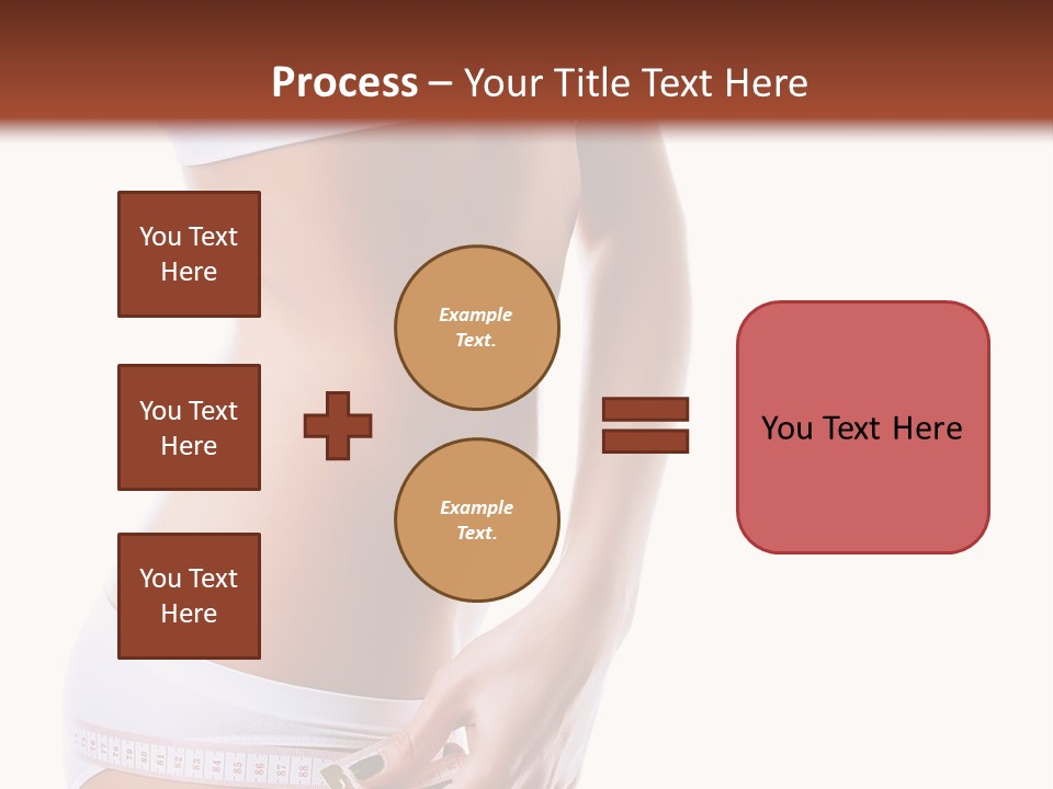 Undressed Waist Sport PowerPoint Template