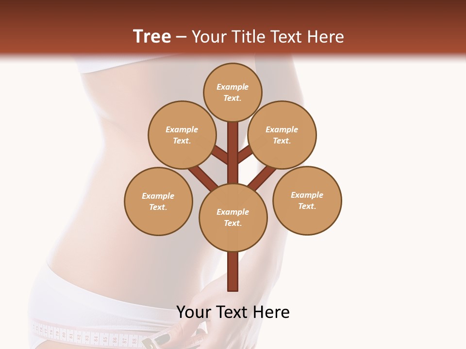 Undressed Waist Sport PowerPoint Template