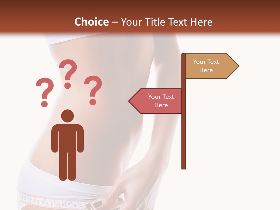 Undressed Waist Sport PowerPoint Template