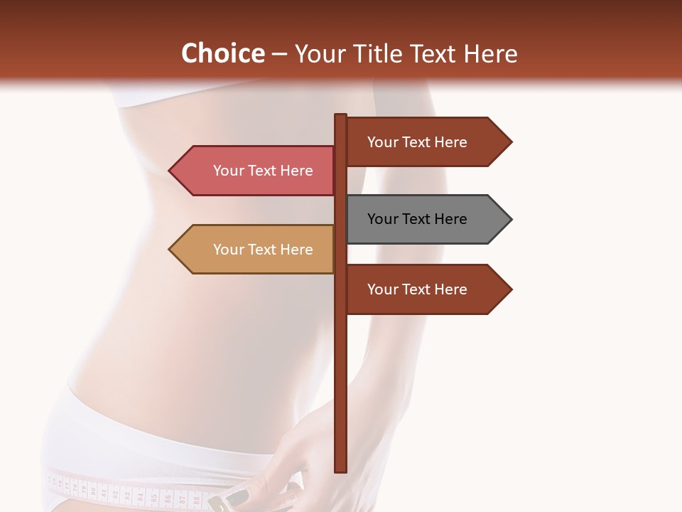 Undressed Waist Sport PowerPoint Template