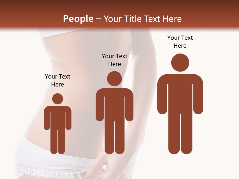 Undressed Waist Sport PowerPoint Template