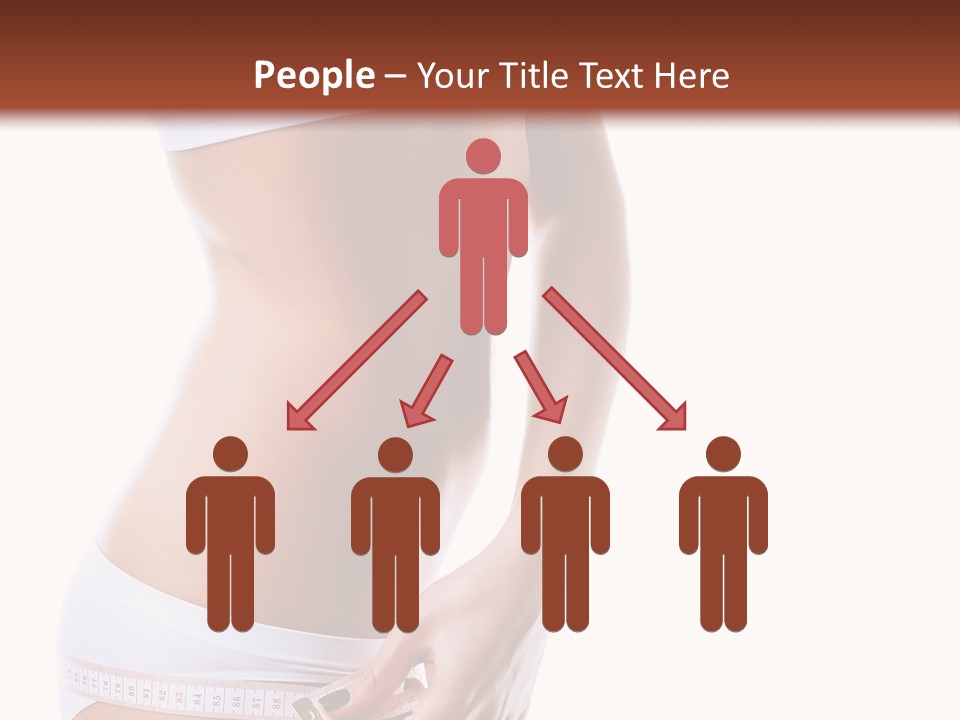 Undressed Waist Sport PowerPoint Template