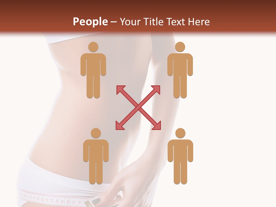 Undressed Waist Sport PowerPoint Template