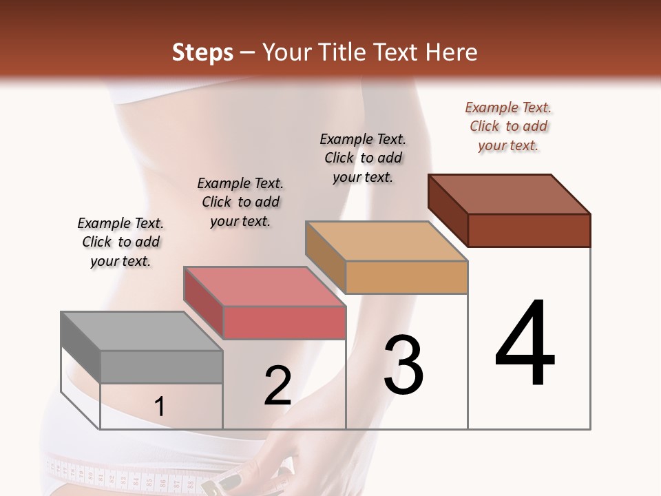 Undressed Waist Sport PowerPoint Template