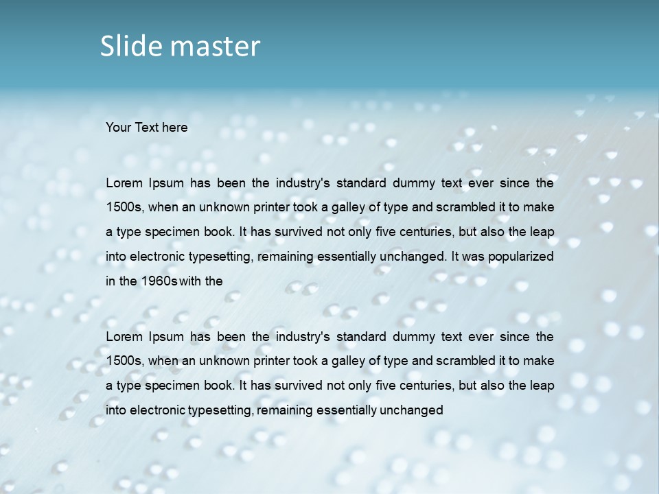 Illustration Closeup Symbol PowerPoint Template