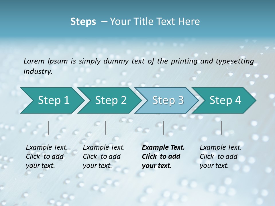 Illustration Closeup Symbol PowerPoint Template