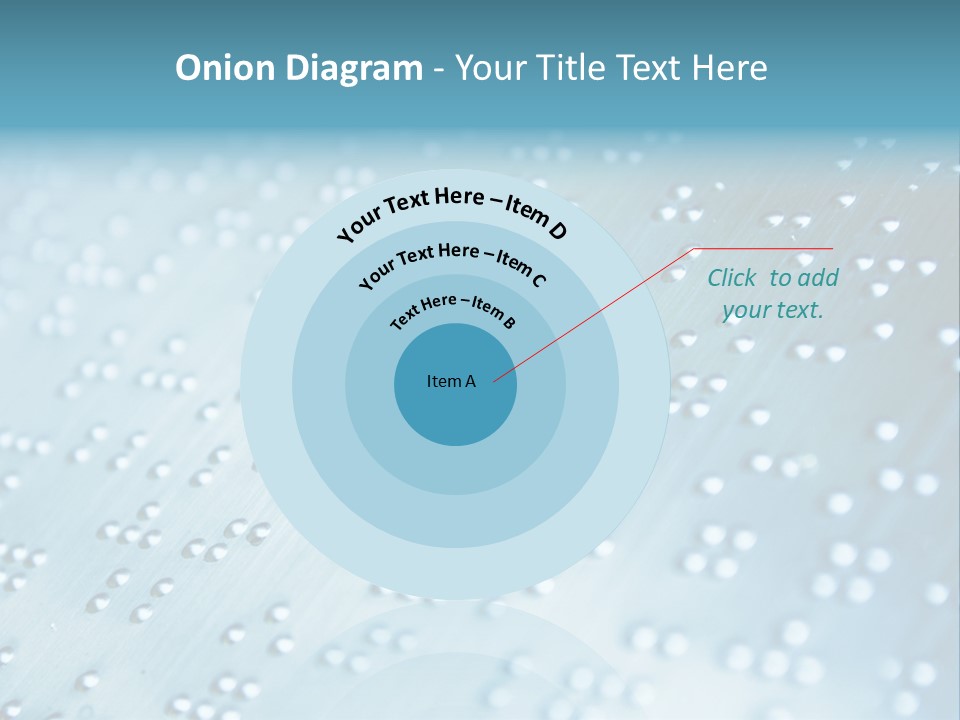 Illustration Closeup Symbol PowerPoint Template