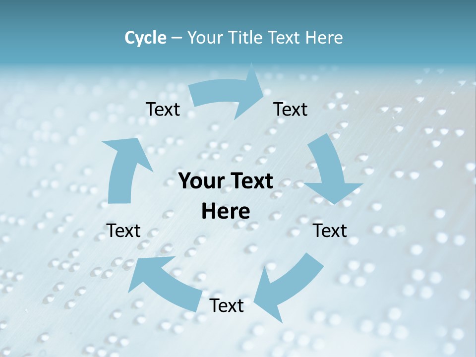 Illustration Closeup Symbol PowerPoint Template