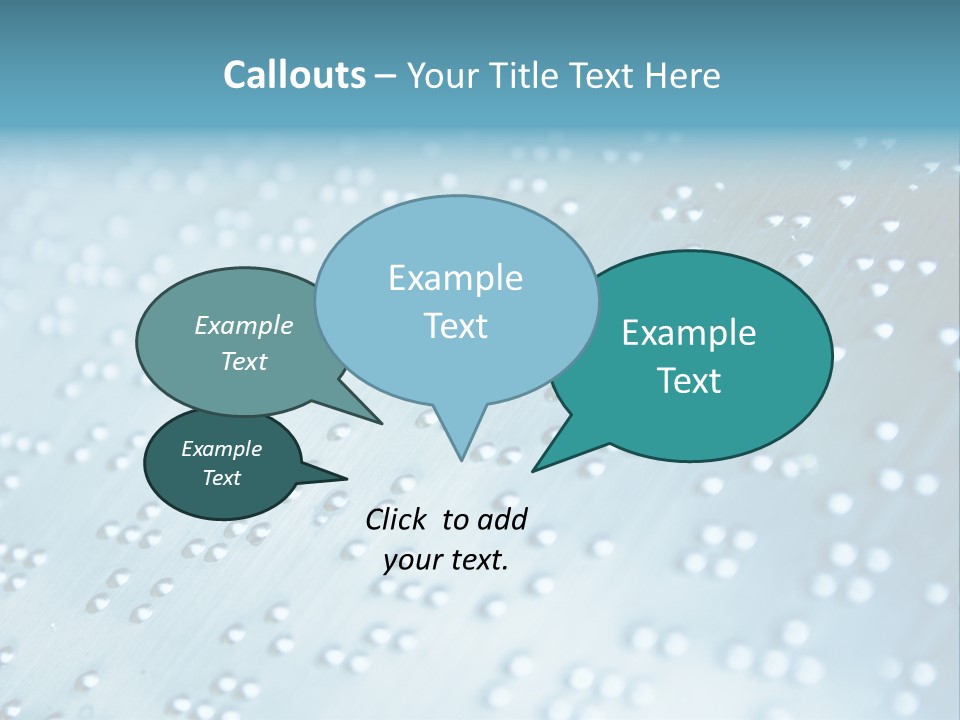Illustration Closeup Symbol PowerPoint Template