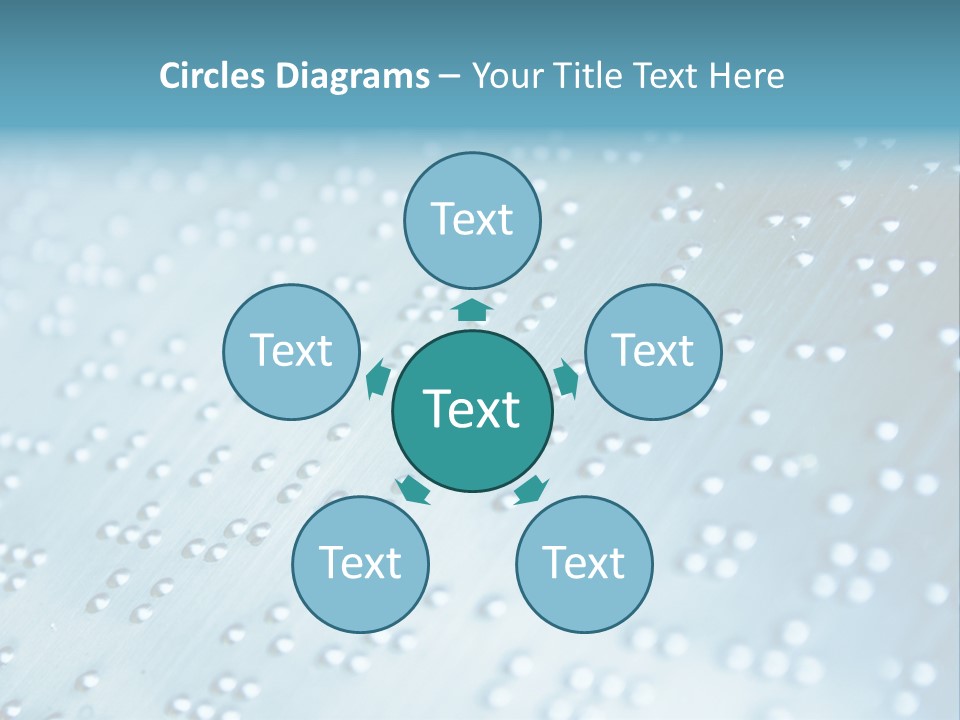 Illustration Closeup Symbol PowerPoint Template