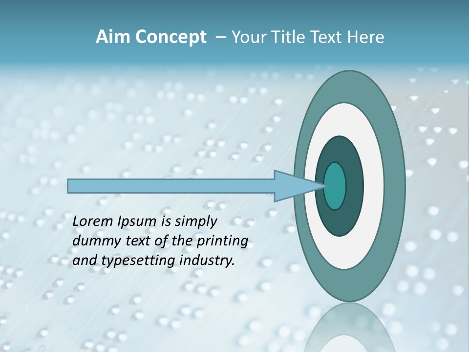 Illustration Closeup Symbol PowerPoint Template