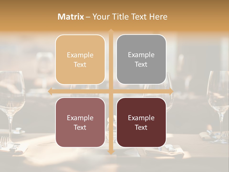 Eating Shiny Wine PowerPoint Template