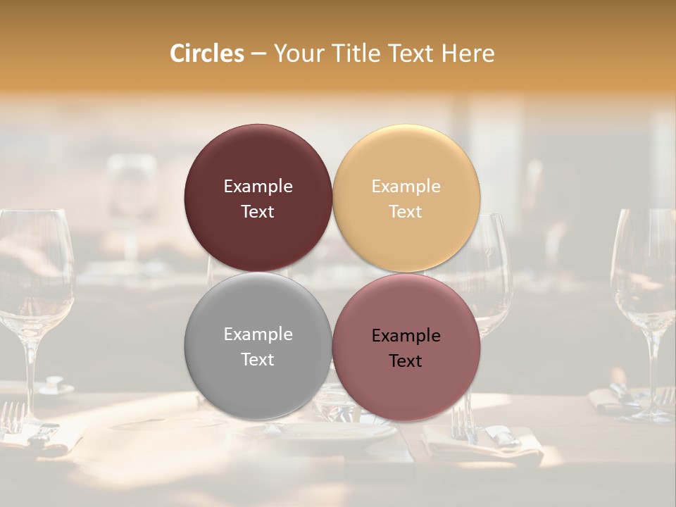 Eating Shiny Wine PowerPoint Template