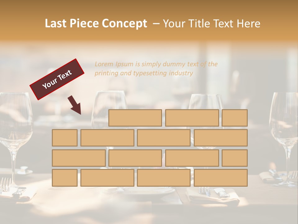 Eating Shiny Wine PowerPoint Template