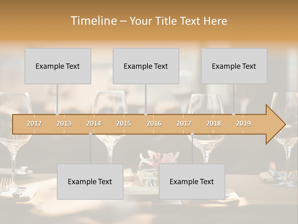 Eating Shiny Wine PowerPoint Template