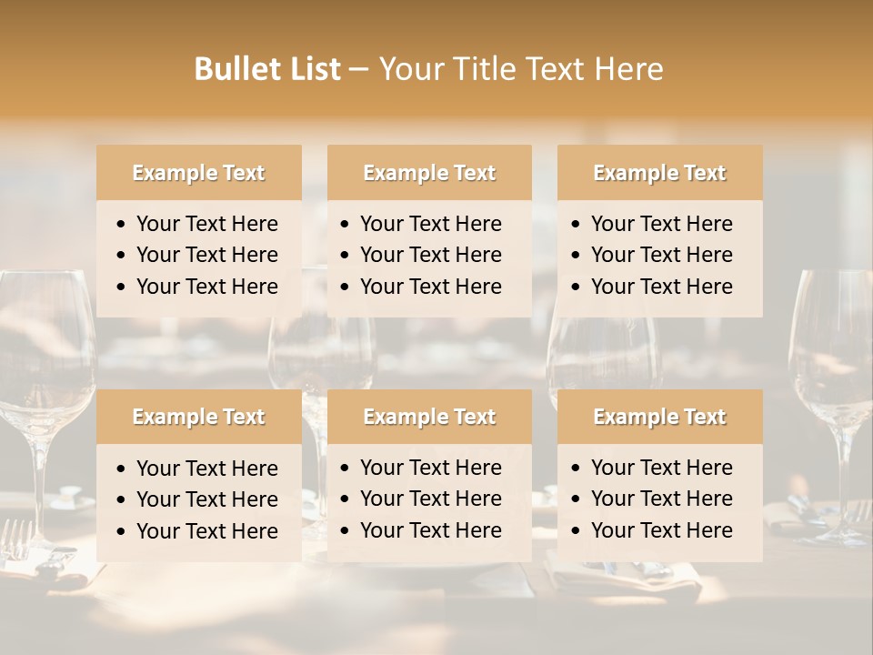 Eating Shiny Wine PowerPoint Template