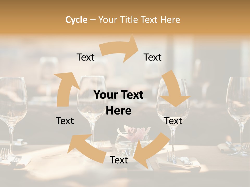 Eating Shiny Wine PowerPoint Template