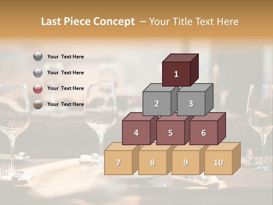 Eating Shiny Wine PowerPoint Template