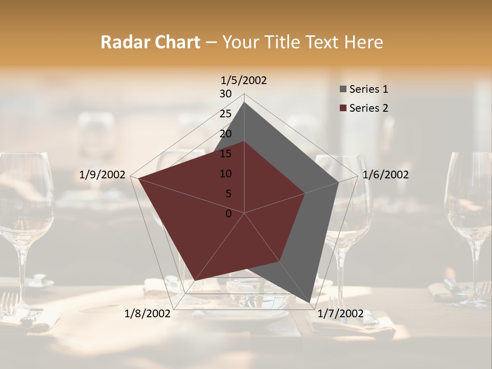Eating Shiny Wine PowerPoint Template