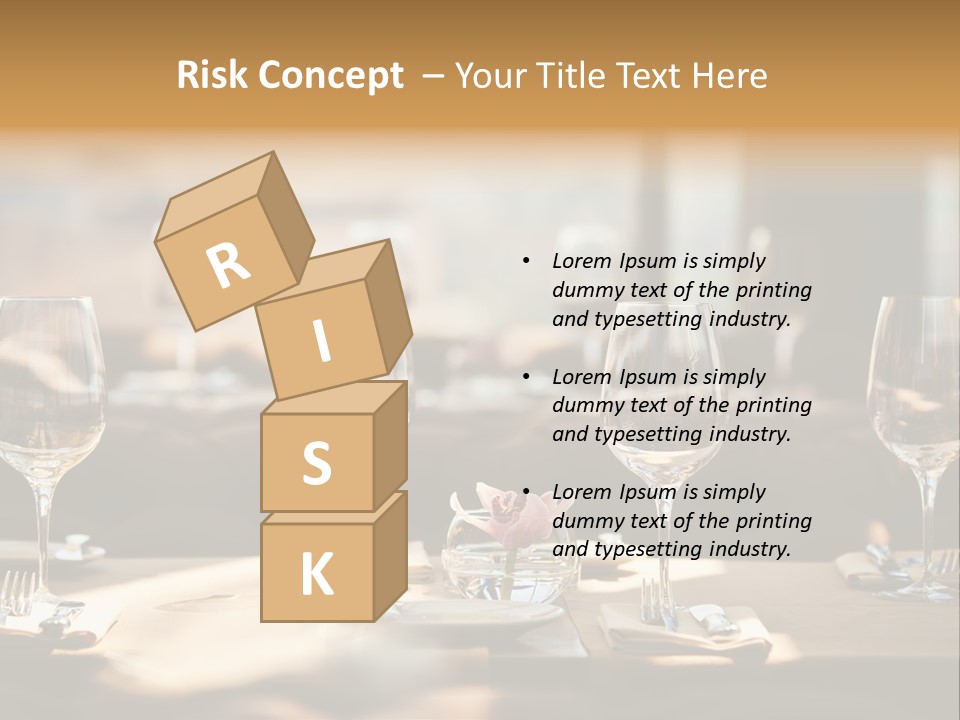 Eating Shiny Wine PowerPoint Template