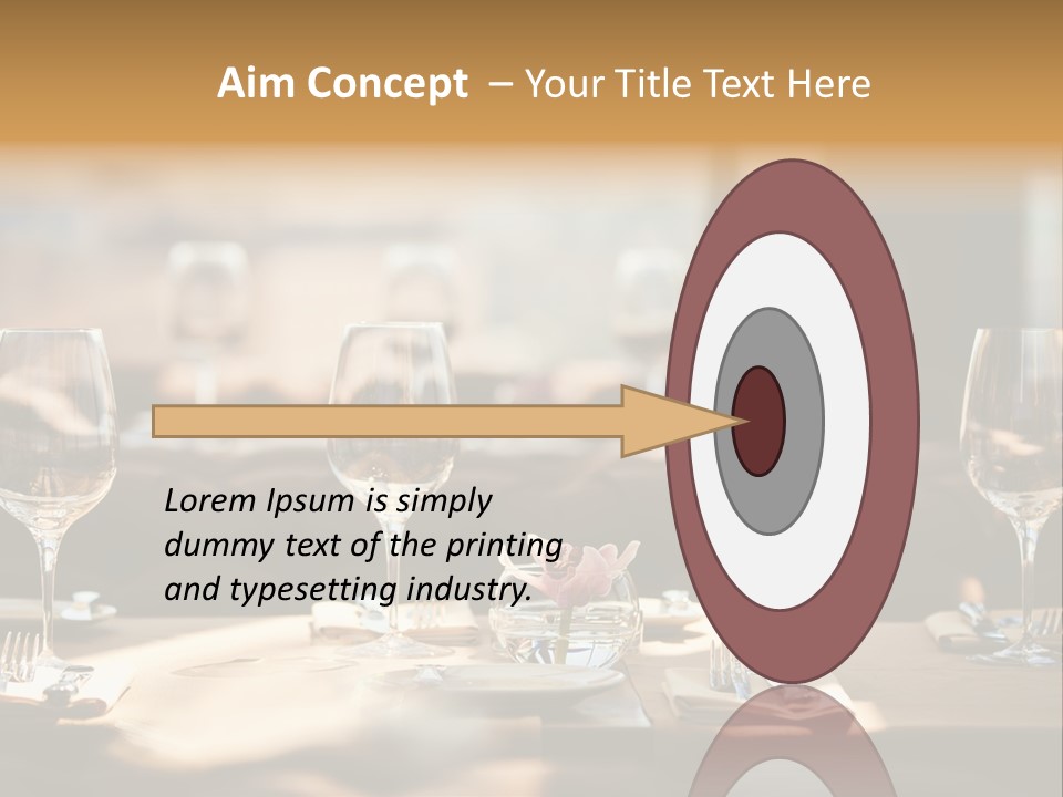 Eating Shiny Wine PowerPoint Template