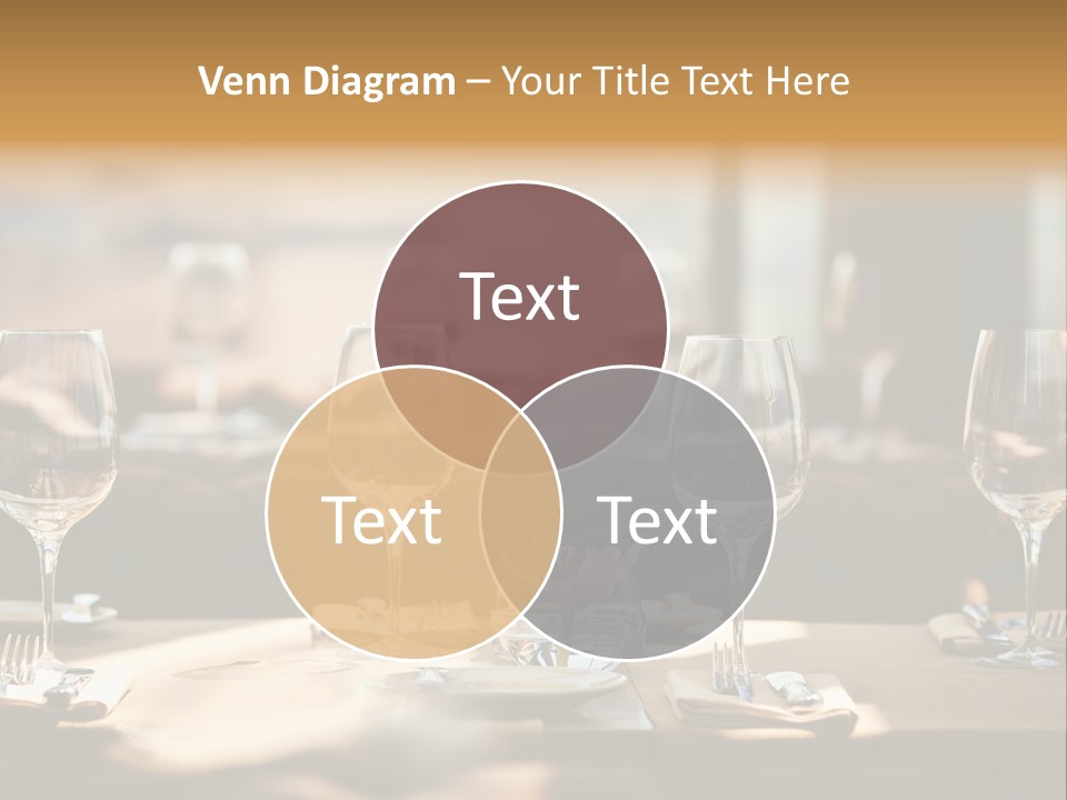 Eating Shiny Wine PowerPoint Template