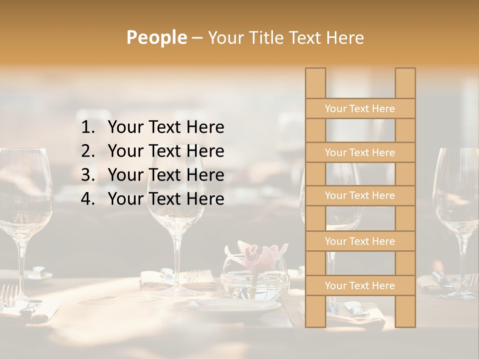 Eating Shiny Wine PowerPoint Template