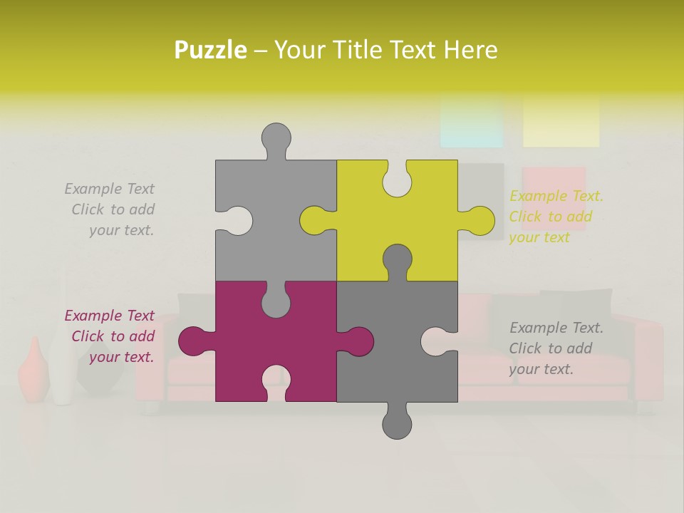 Background Wall Black PowerPoint Template