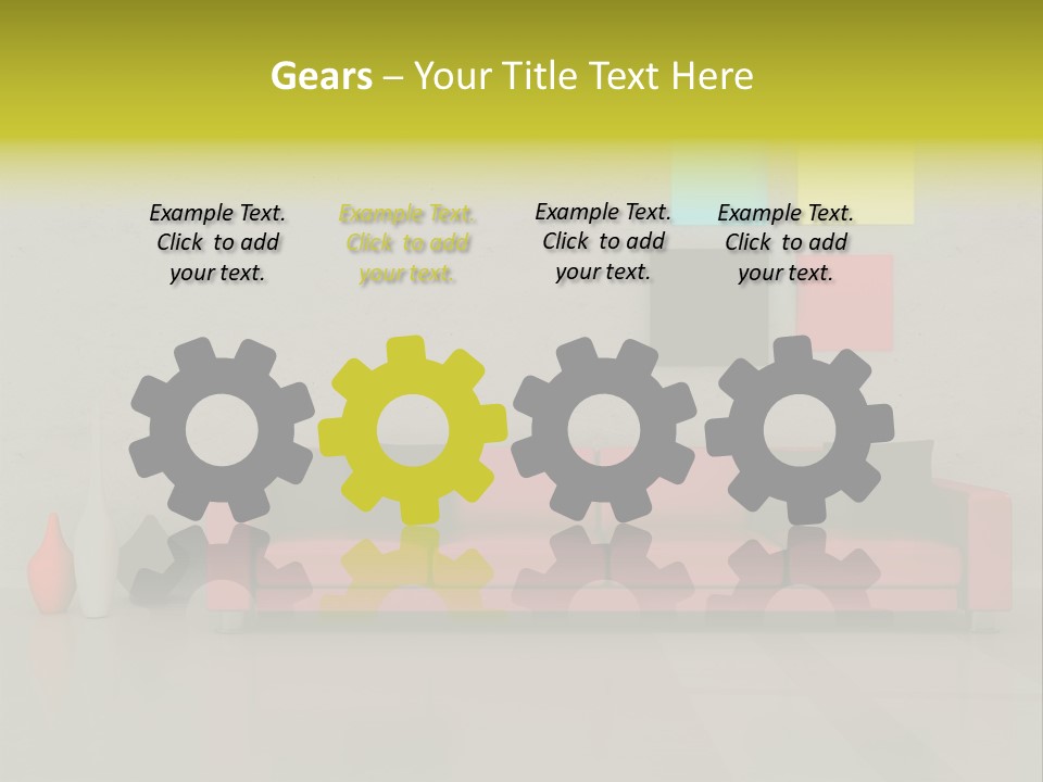 Background Wall Black PowerPoint Template