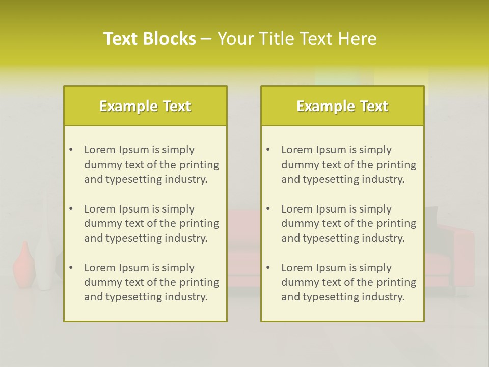 Background Wall Black PowerPoint Template