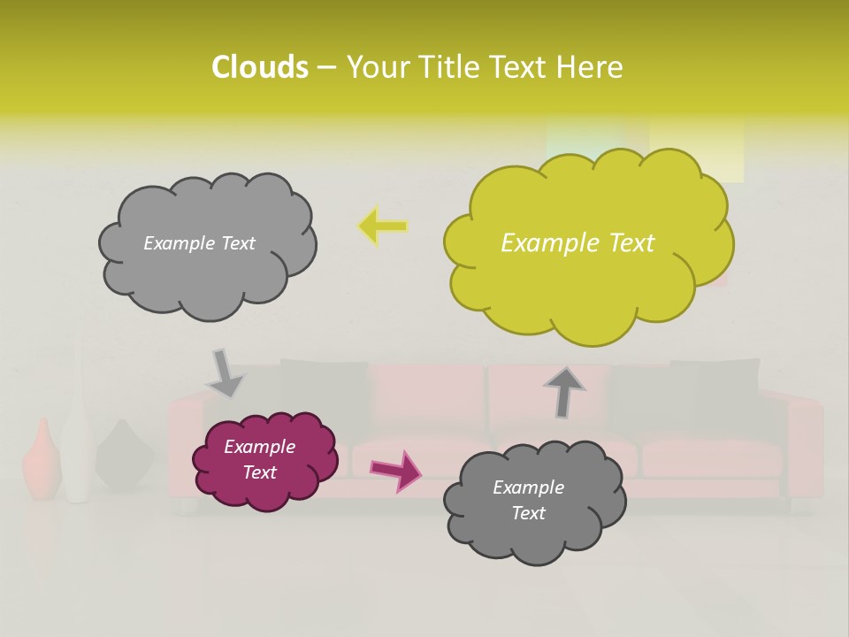 Background Wall Black PowerPoint Template