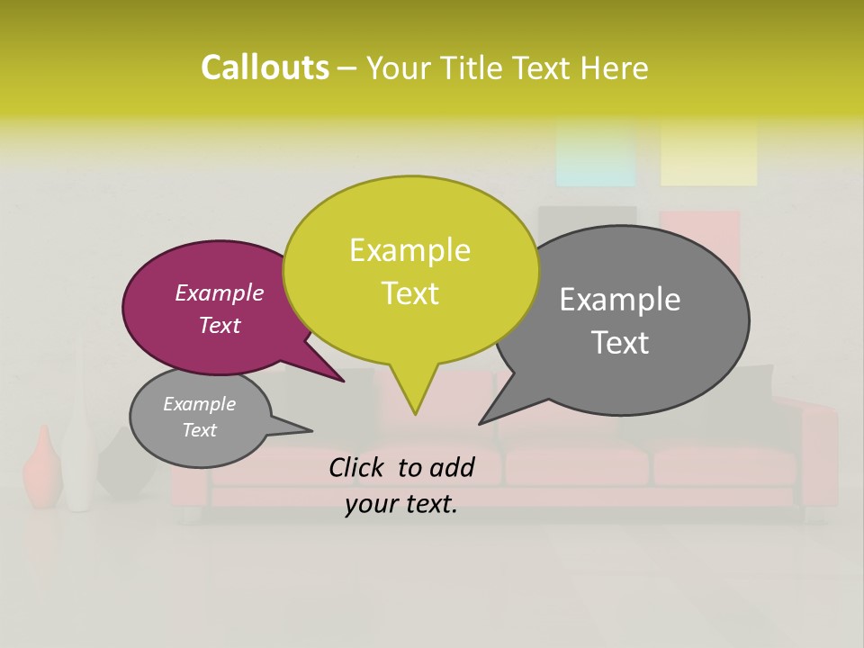 Background Wall Black PowerPoint Template