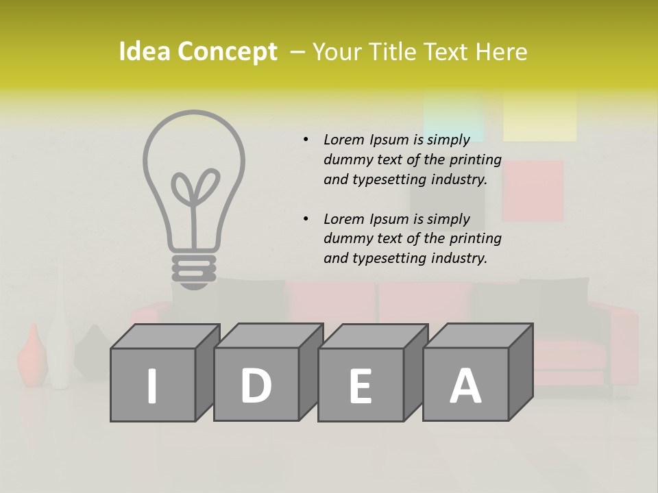 Background Wall Black PowerPoint Template