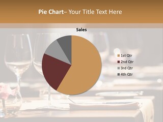 Reception Table Cutlery PowerPoint Template