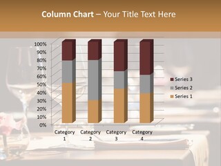 Reception Table Cutlery PowerPoint Template