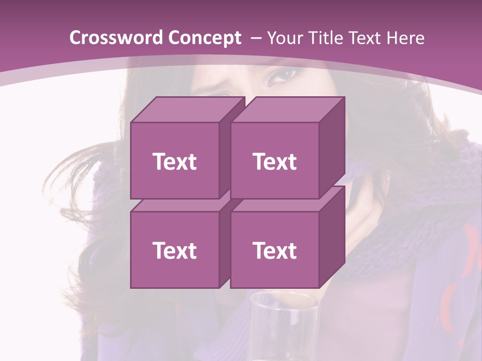 Upset Winter Contagion PowerPoint Template