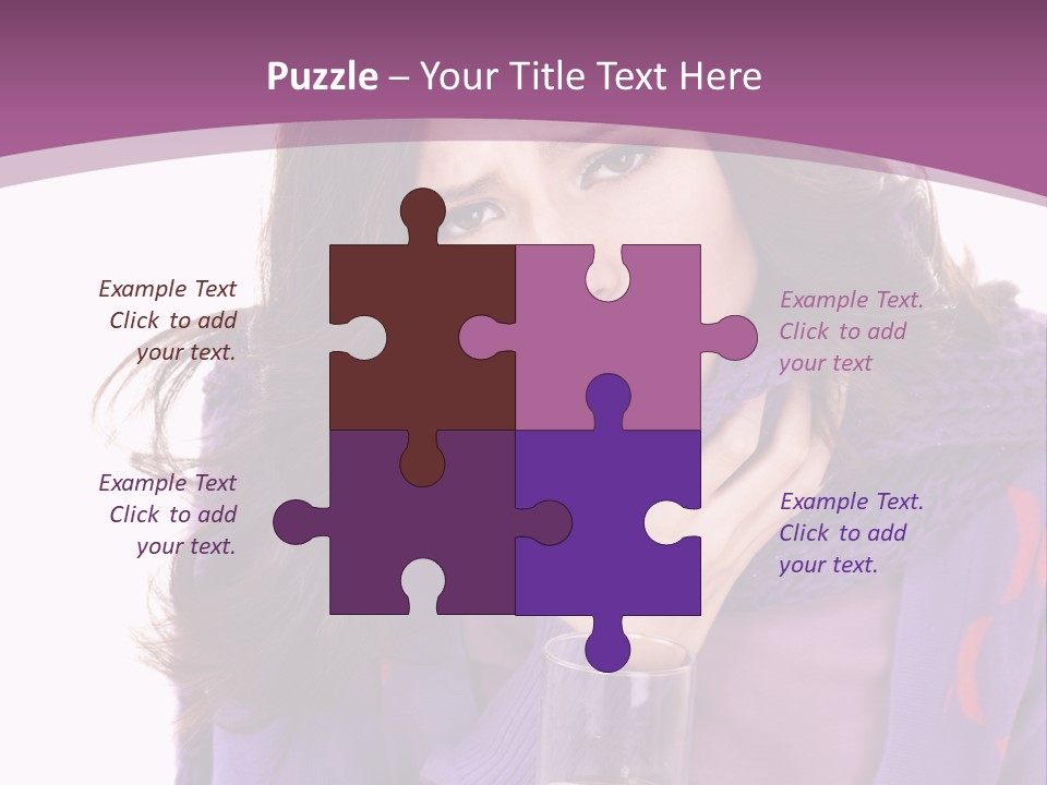 Upset Winter Contagion PowerPoint Template