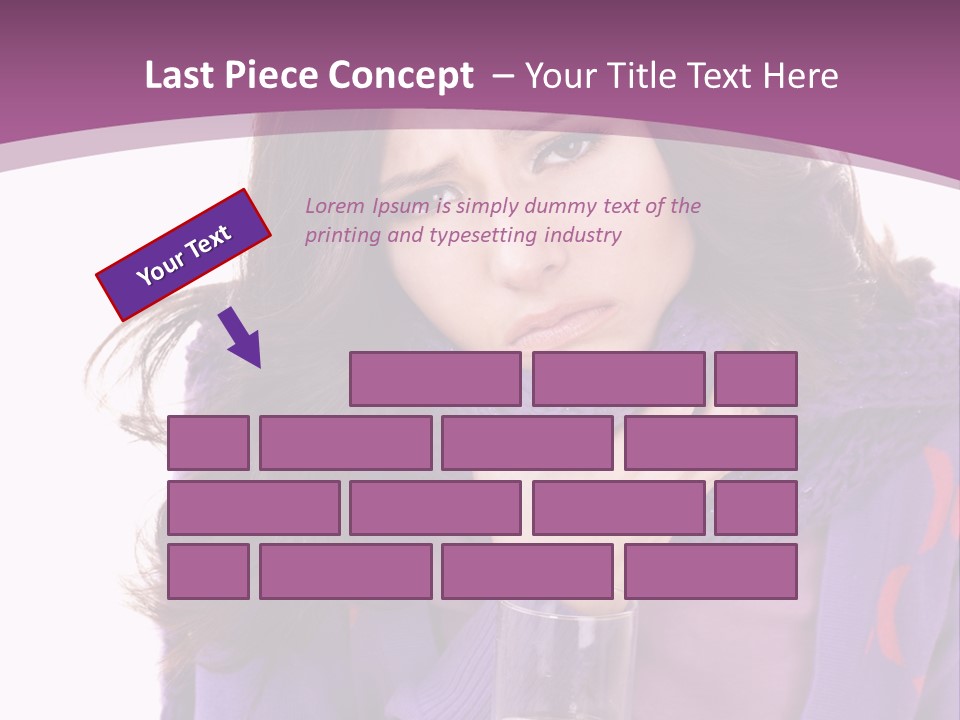 Upset Winter Contagion PowerPoint Template