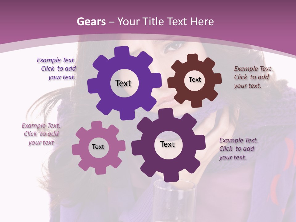 Upset Winter Contagion PowerPoint Template