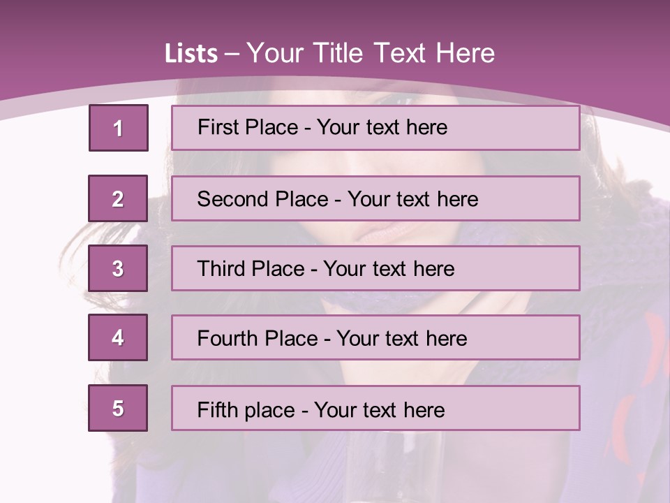 Upset Winter Contagion PowerPoint Template