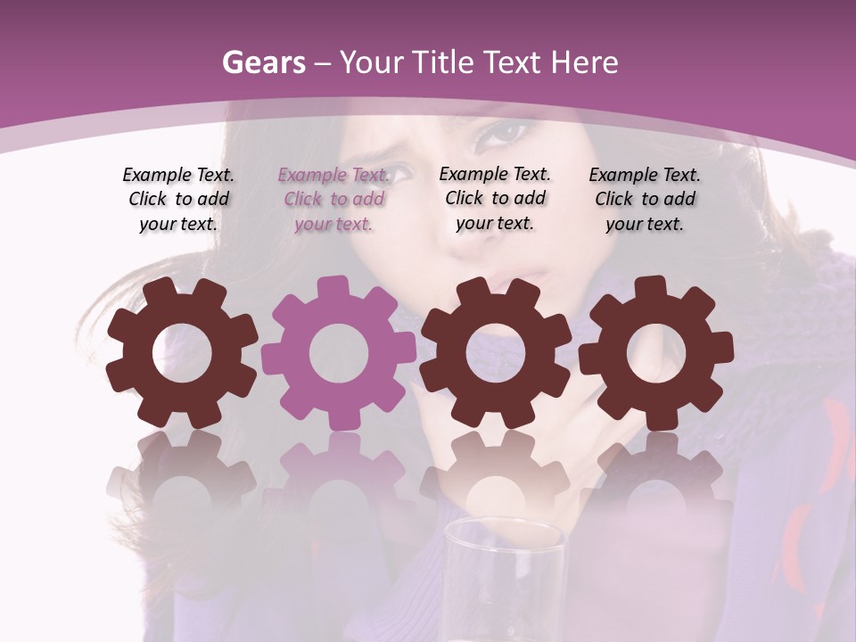 Upset Winter Contagion PowerPoint Template