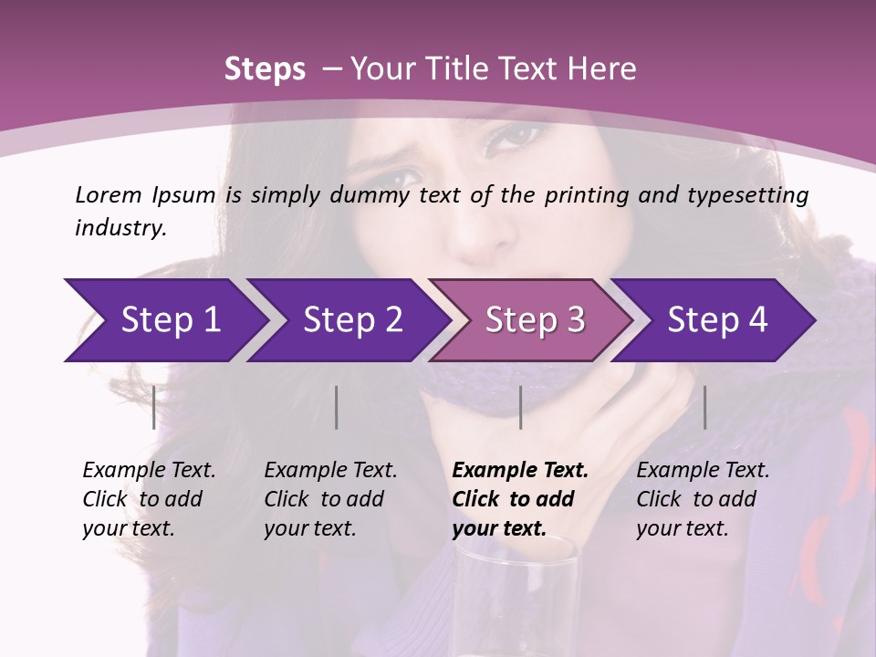 Upset Winter Contagion PowerPoint Template